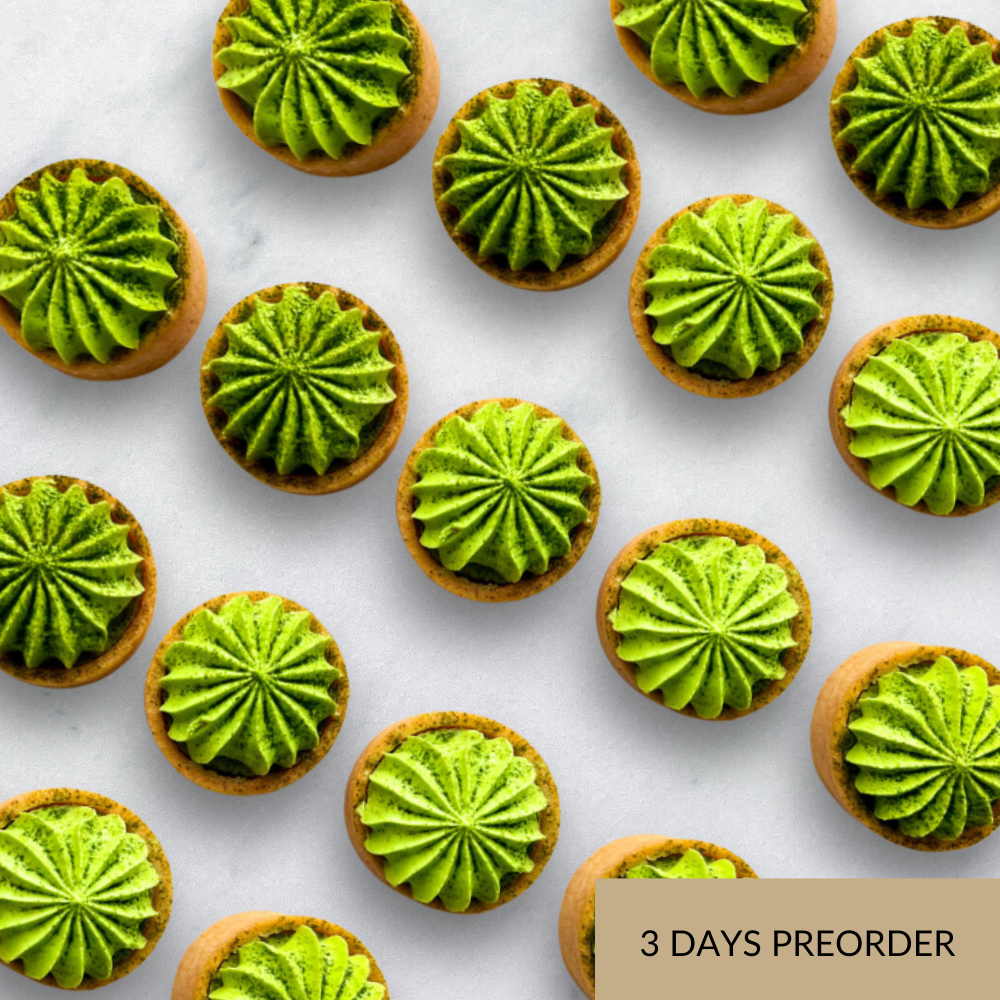 Petit Gateau Platter - Matcha Pandan Tart Bites