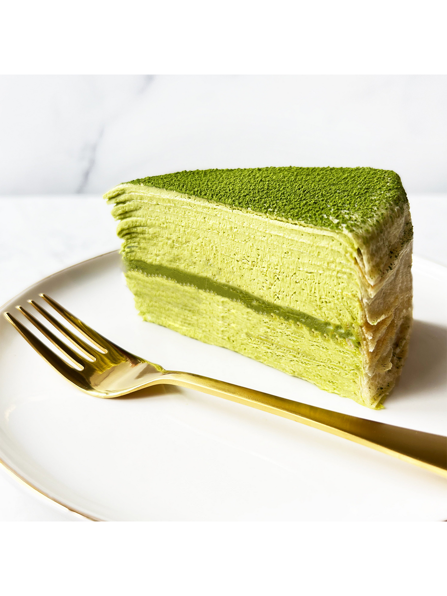 Matcha Pandan Mille Crêpes - 9 inches