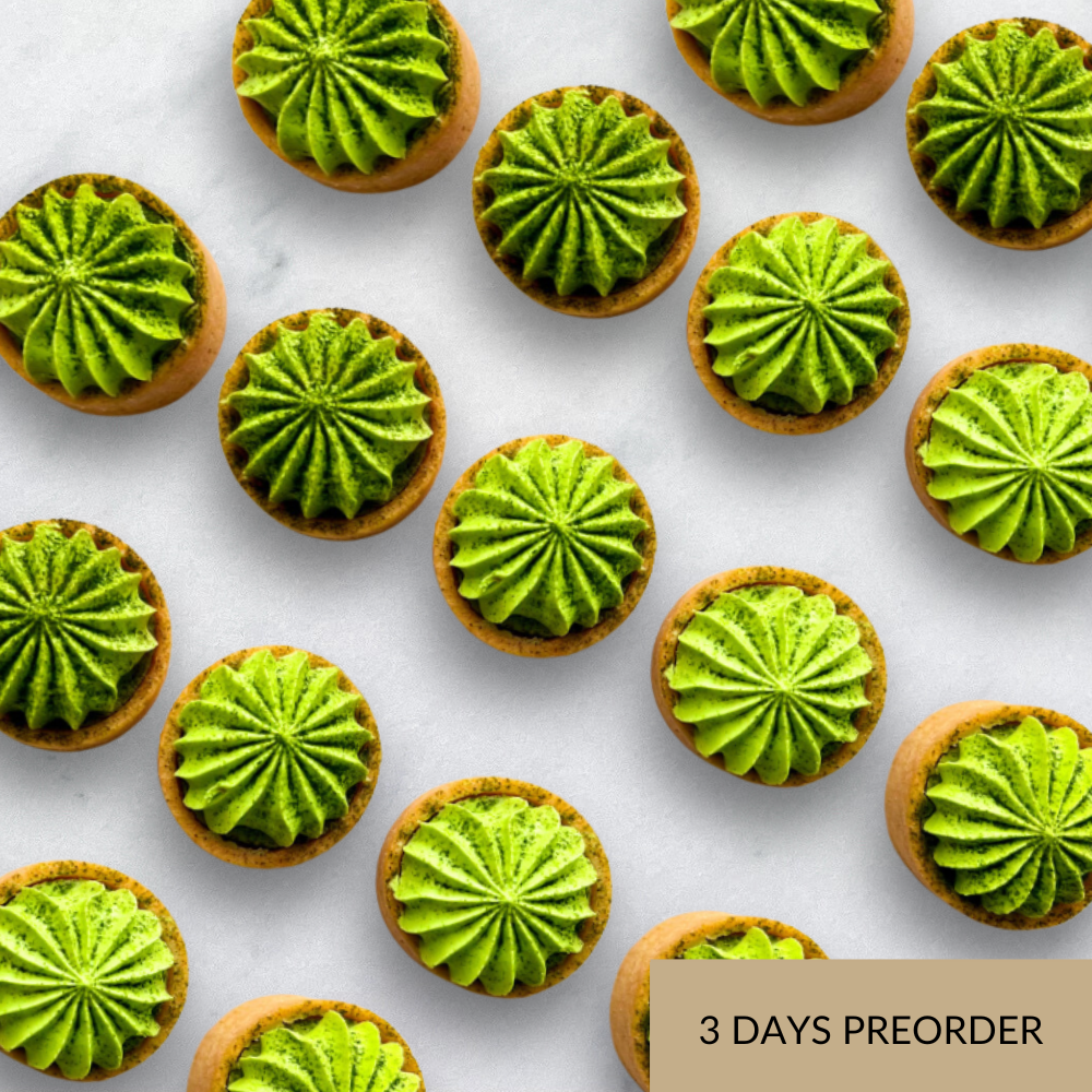 Petit Gateau Platter - Pandan Matcha Tart Bites (24pcs)