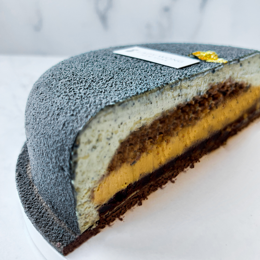 Black Sesame Passionfruit Entremet | LADY WONG