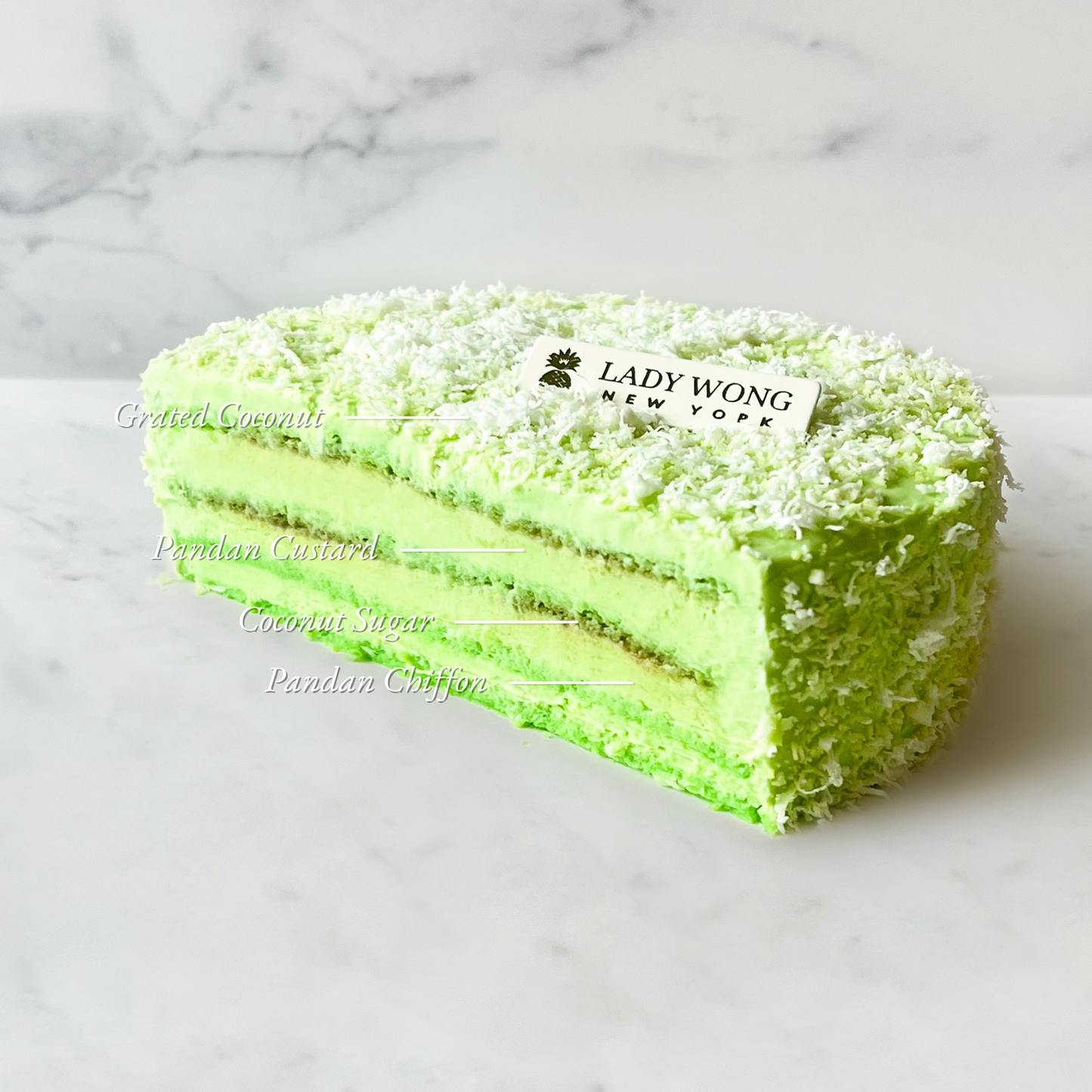 Pandan Layer Cake - 6 inches (Pick up Today!)