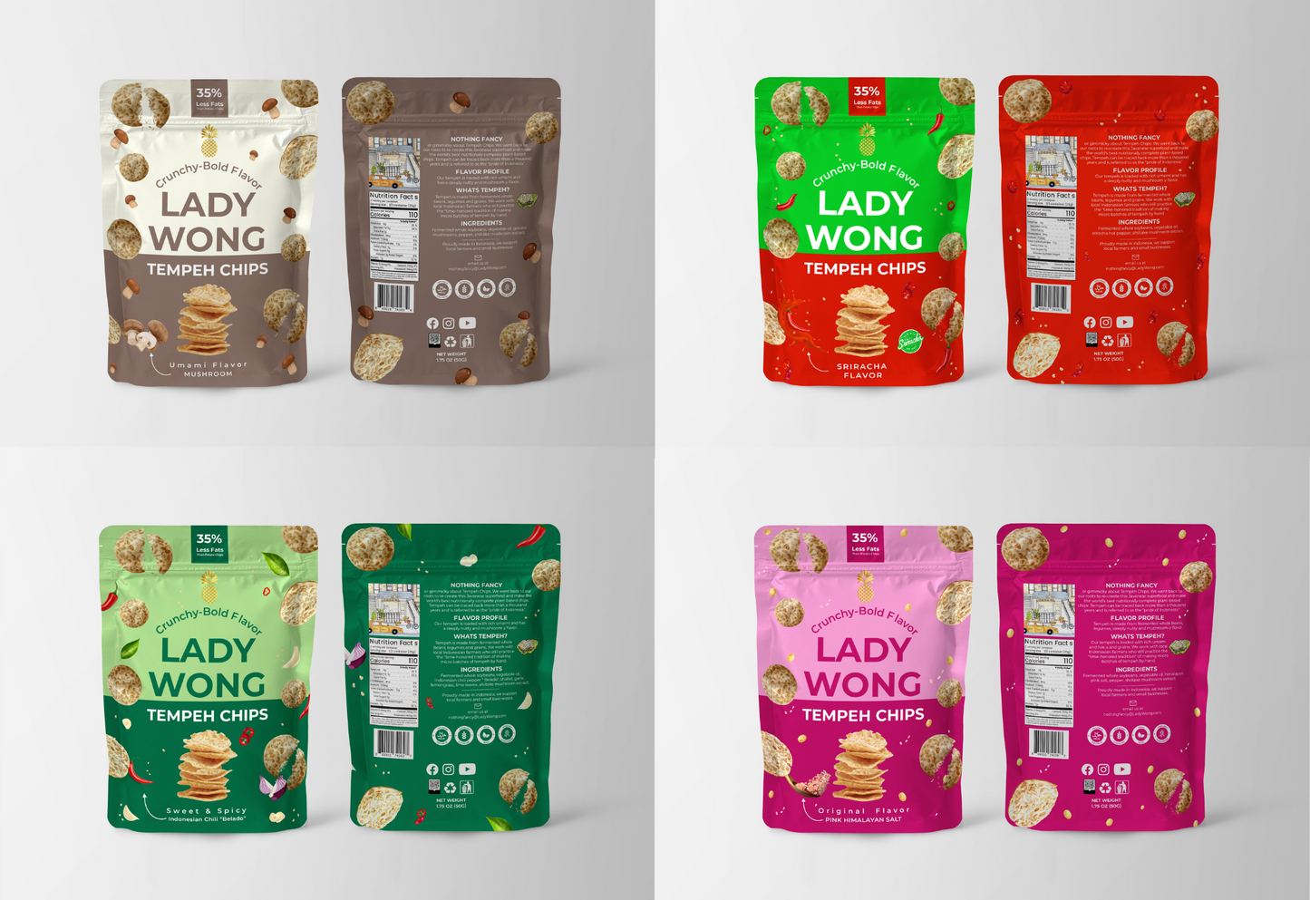 Lady Wong Protein Chip Sampler - 24 Pack