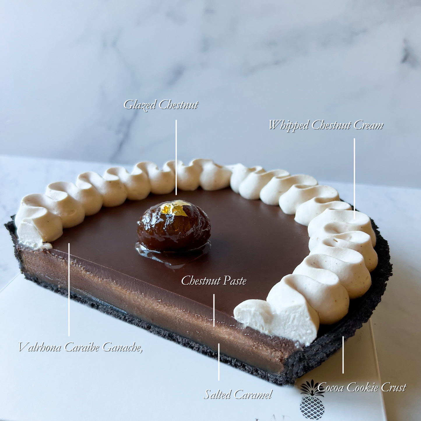 Valrhona Chocolate Chestnut Pie
