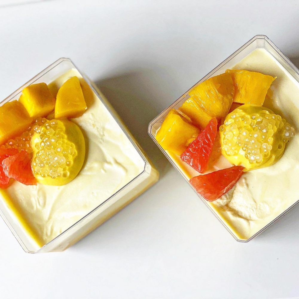 Load image into Gallery viewer, Mango Curd Pudding by Lady Wong
