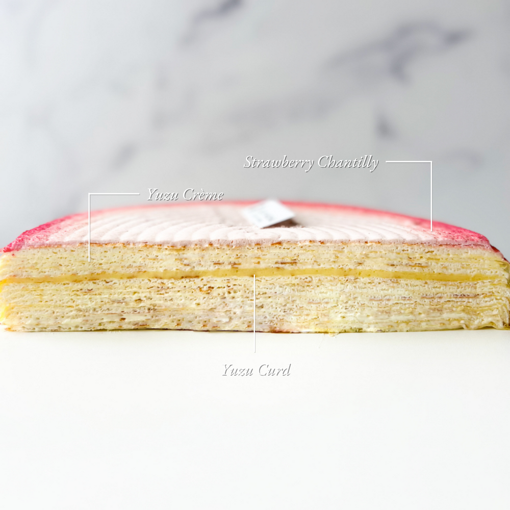 
                      
                        Strawberry Yuzu Mille Crêpes - 9 inches
                      
                    